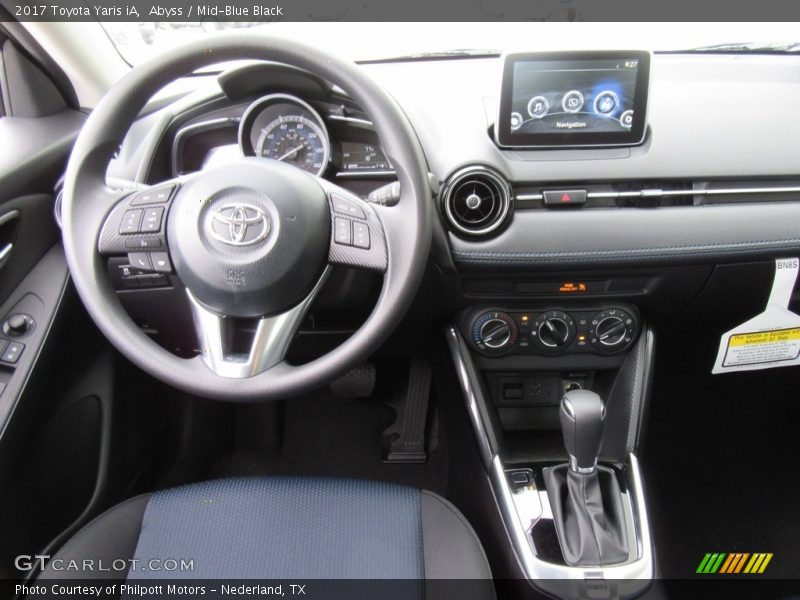 Dashboard of 2017 Yaris iA 