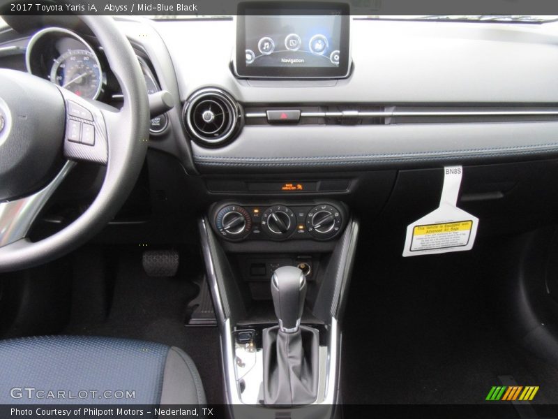 Dashboard of 2017 Yaris iA 
