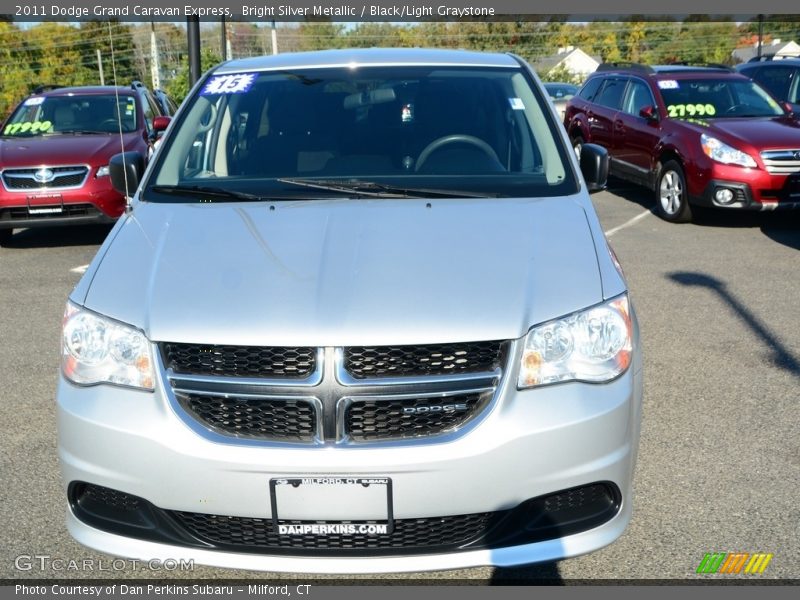Bright Silver Metallic / Black/Light Graystone 2011 Dodge Grand Caravan Express