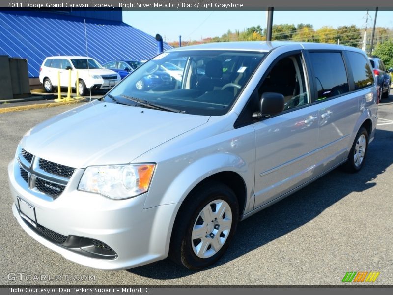 Bright Silver Metallic / Black/Light Graystone 2011 Dodge Grand Caravan Express