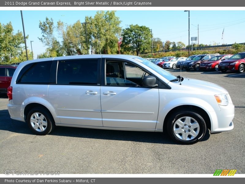Bright Silver Metallic / Black/Light Graystone 2011 Dodge Grand Caravan Express