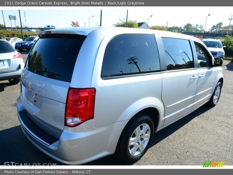 Bright Silver Metallic / Black/Light Graystone 2011 Dodge Grand Caravan Express