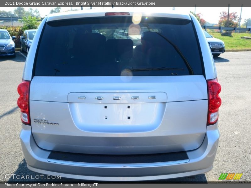 Bright Silver Metallic / Black/Light Graystone 2011 Dodge Grand Caravan Express