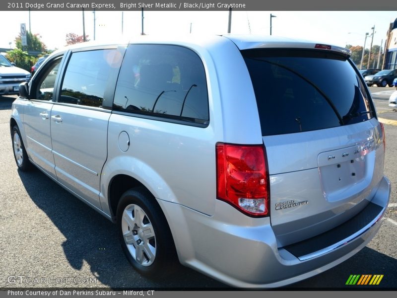 Bright Silver Metallic / Black/Light Graystone 2011 Dodge Grand Caravan Express