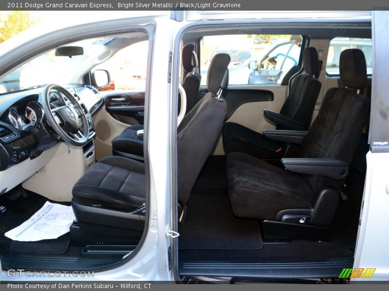 Bright Silver Metallic / Black/Light Graystone 2011 Dodge Grand Caravan Express