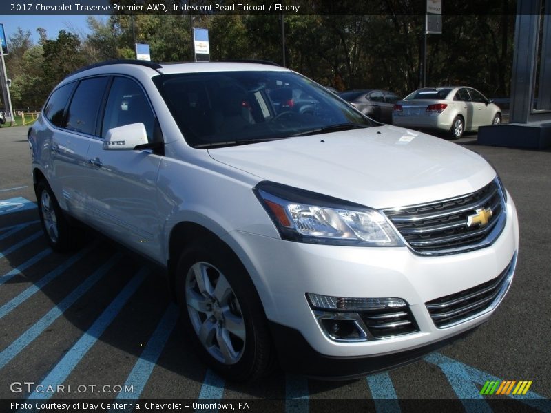 Iridescent Pearl Tricoat / Ebony 2017 Chevrolet Traverse Premier AWD
