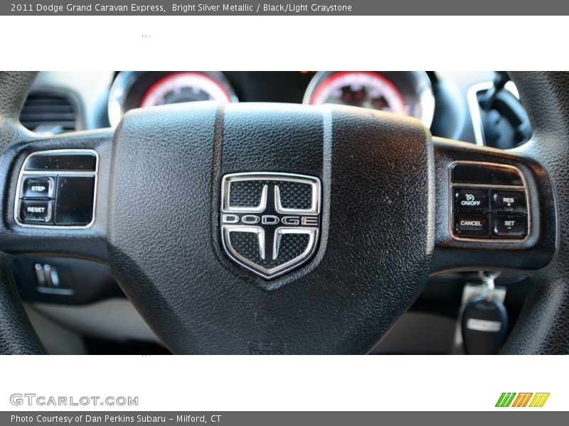 Bright Silver Metallic / Black/Light Graystone 2011 Dodge Grand Caravan Express