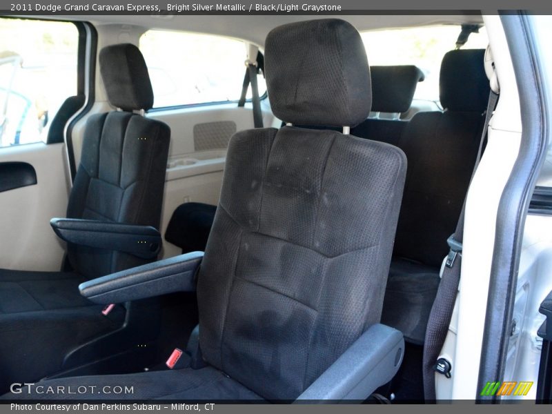 Bright Silver Metallic / Black/Light Graystone 2011 Dodge Grand Caravan Express