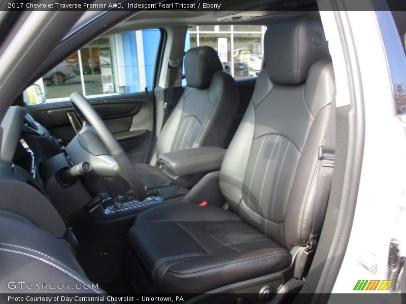 Iridescent Pearl Tricoat / Ebony 2017 Chevrolet Traverse Premier AWD