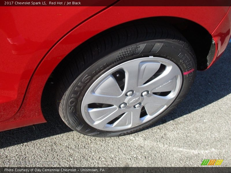 Red Hot / Jet Black 2017 Chevrolet Spark LS
