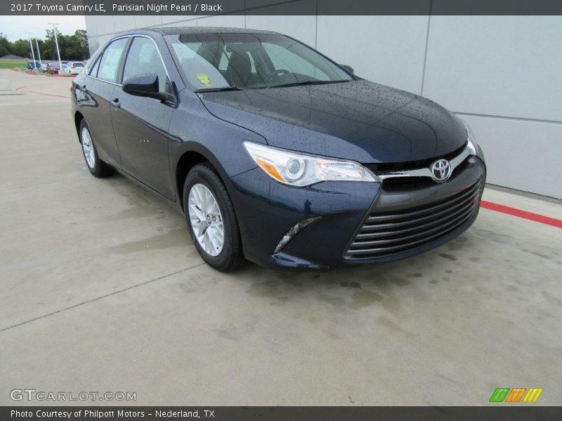Parisian Night Pearl / Black 2017 Toyota Camry LE