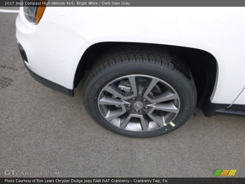 Bright White / Dark Slate Gray 2017 Jeep Compass High Altitude 4x4