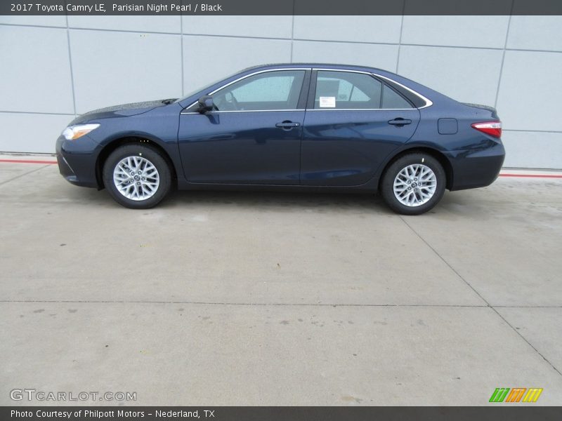Parisian Night Pearl / Black 2017 Toyota Camry LE