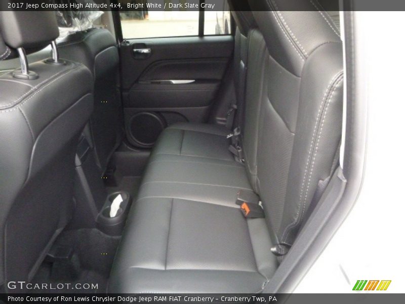 Bright White / Dark Slate Gray 2017 Jeep Compass High Altitude 4x4