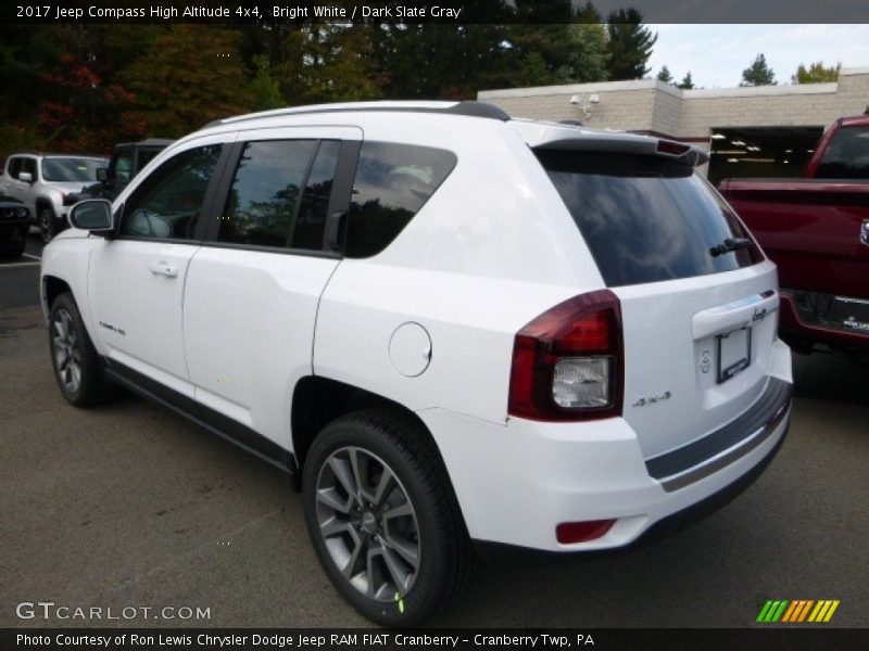 Bright White / Dark Slate Gray 2017 Jeep Compass High Altitude 4x4