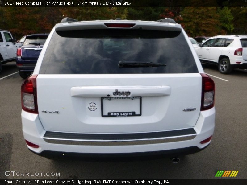 Bright White / Dark Slate Gray 2017 Jeep Compass High Altitude 4x4