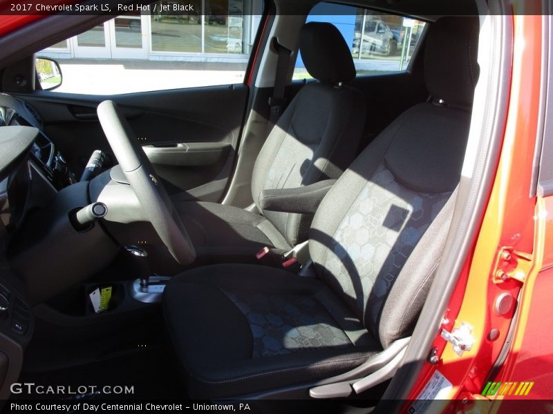 Red Hot / Jet Black 2017 Chevrolet Spark LS