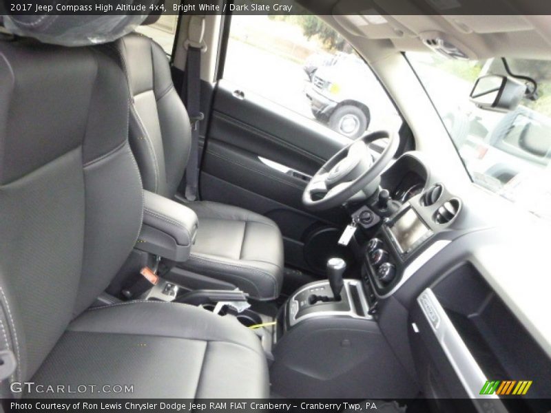 Bright White / Dark Slate Gray 2017 Jeep Compass High Altitude 4x4