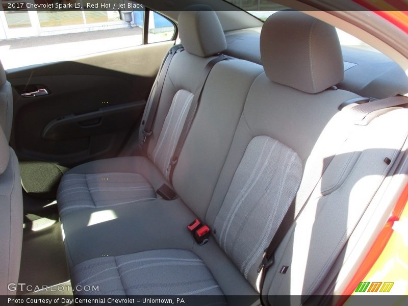 Red Hot / Jet Black 2017 Chevrolet Spark LS