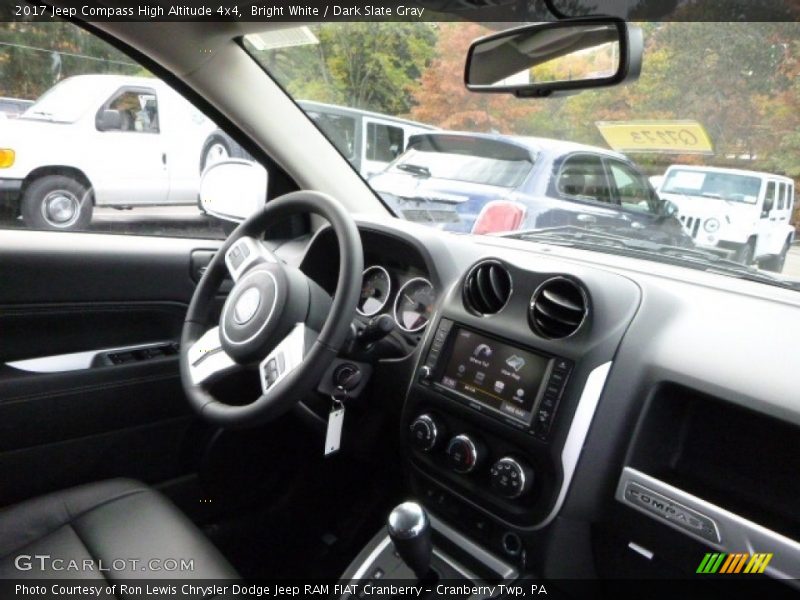 Bright White / Dark Slate Gray 2017 Jeep Compass High Altitude 4x4