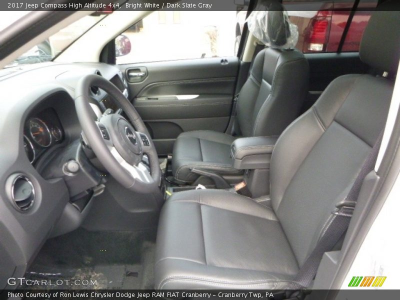 Bright White / Dark Slate Gray 2017 Jeep Compass High Altitude 4x4