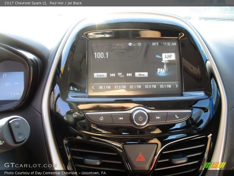 Red Hot / Jet Black 2017 Chevrolet Spark LS