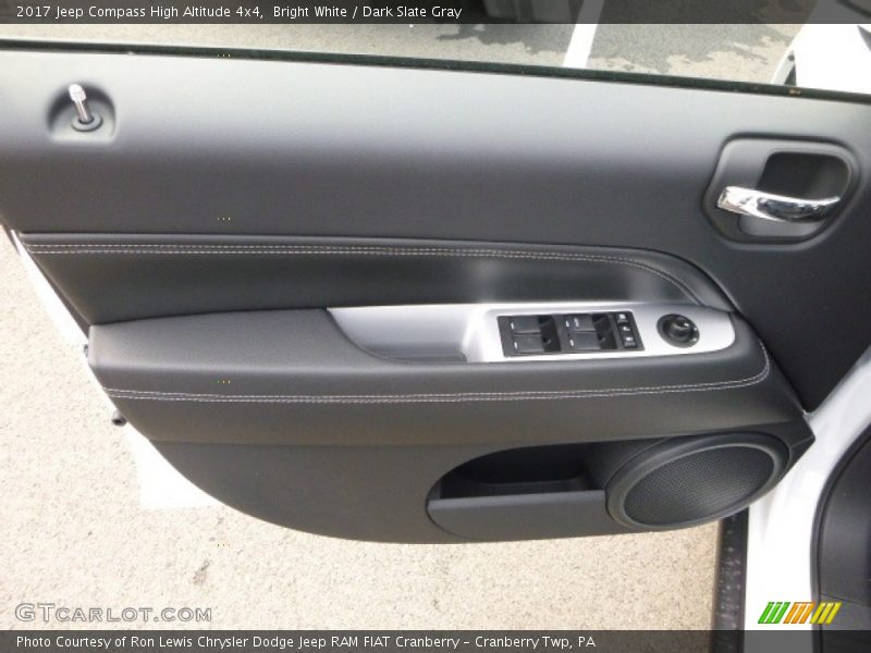 Bright White / Dark Slate Gray 2017 Jeep Compass High Altitude 4x4