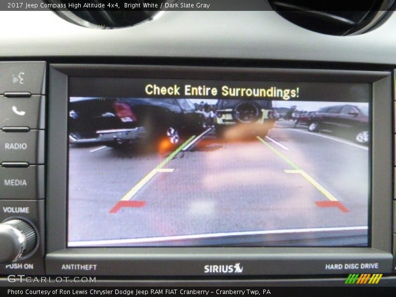 Bright White / Dark Slate Gray 2017 Jeep Compass High Altitude 4x4