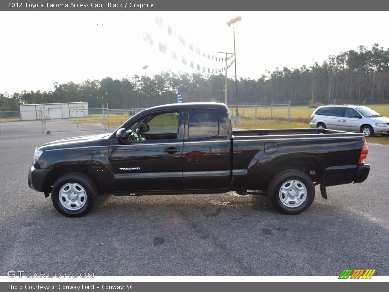 Black / Graphite 2012 Toyota Tacoma Access Cab
