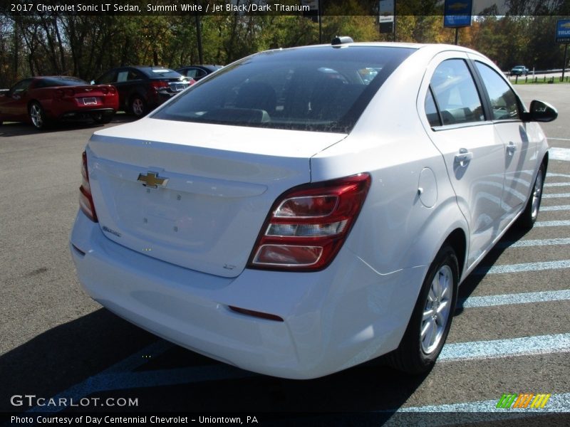 Summit White / Jet Black/Dark Titanium 2017 Chevrolet Sonic LT Sedan