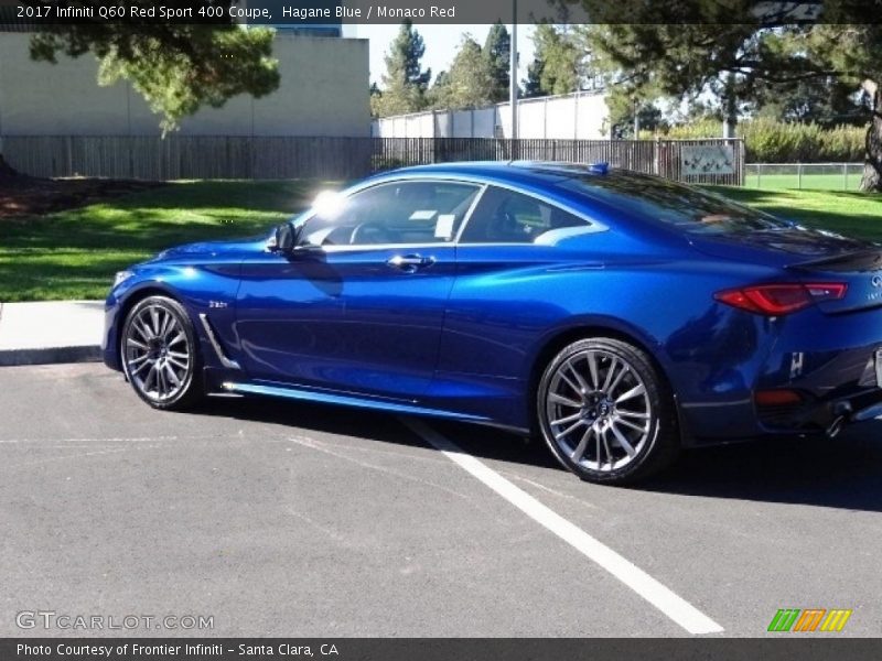 Hagane Blue / Monaco Red 2017 Infiniti Q60 Red Sport 400 Coupe