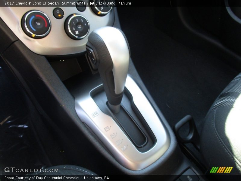 Summit White / Jet Black/Dark Titanium 2017 Chevrolet Sonic LT Sedan