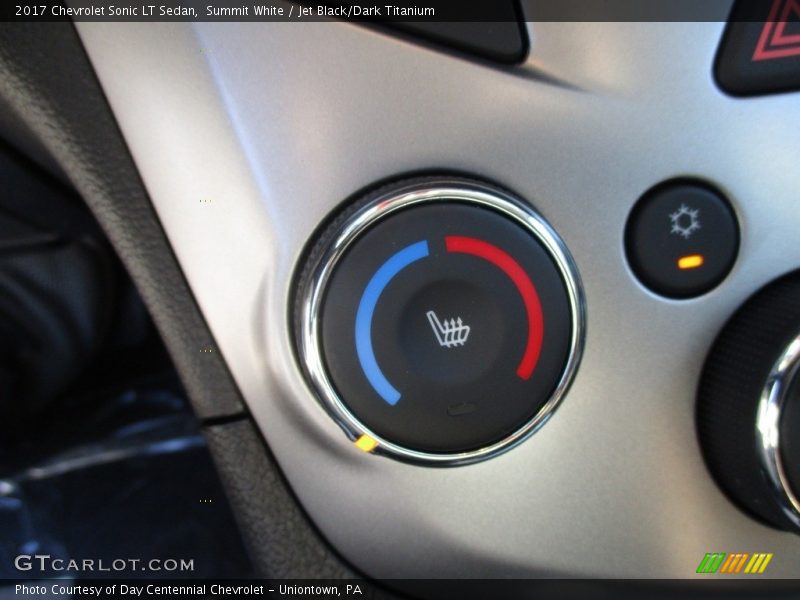 Summit White / Jet Black/Dark Titanium 2017 Chevrolet Sonic LT Sedan