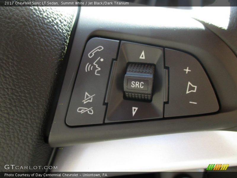 Summit White / Jet Black/Dark Titanium 2017 Chevrolet Sonic LT Sedan