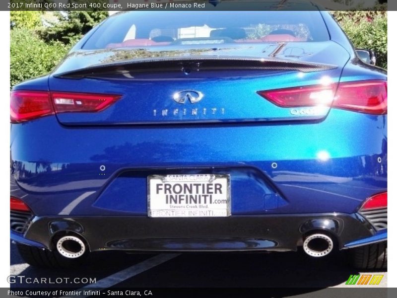 Hagane Blue / Monaco Red 2017 Infiniti Q60 Red Sport 400 Coupe