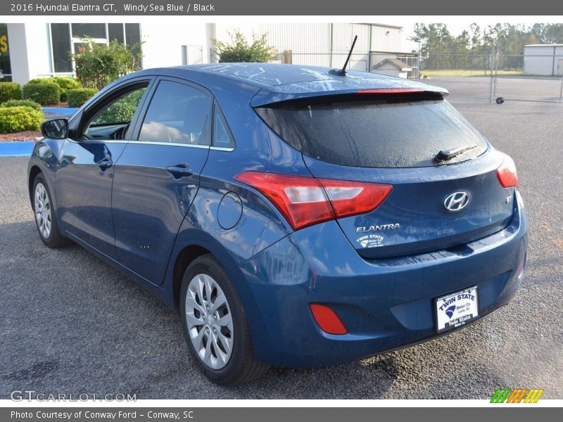 Windy Sea Blue / Black 2016 Hyundai Elantra GT