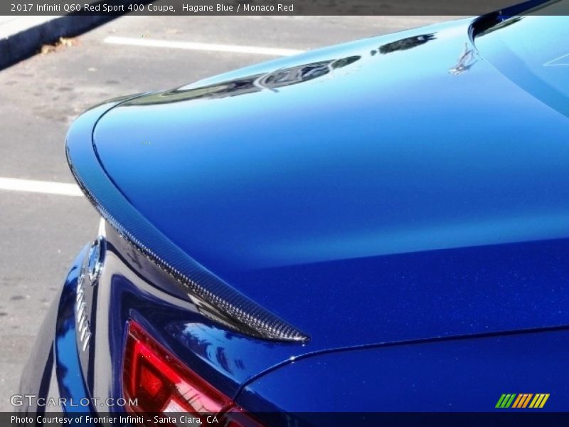 Hagane Blue / Monaco Red 2017 Infiniti Q60 Red Sport 400 Coupe