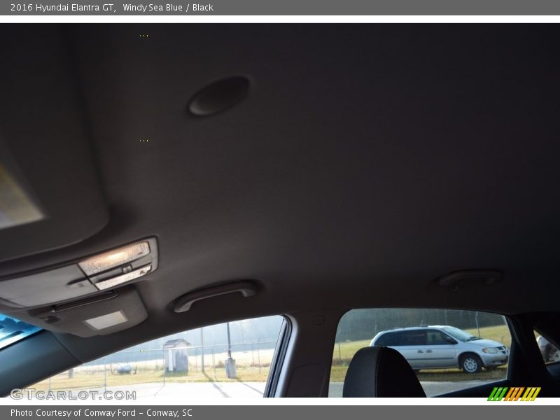 Windy Sea Blue / Black 2016 Hyundai Elantra GT