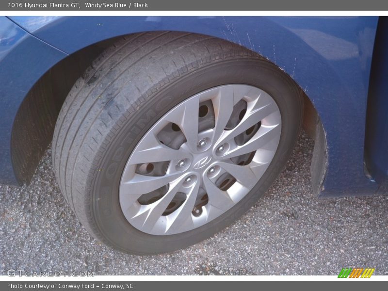 Windy Sea Blue / Black 2016 Hyundai Elantra GT
