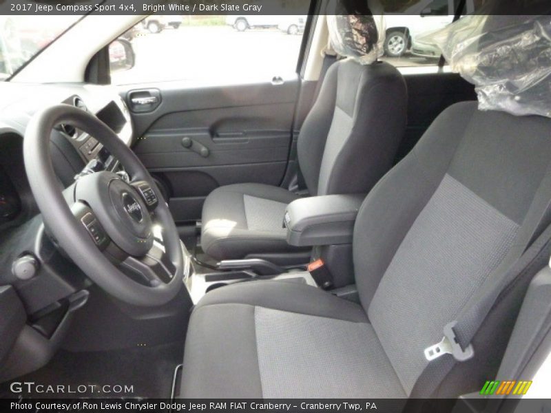 Bright White / Dark Slate Gray 2017 Jeep Compass Sport 4x4