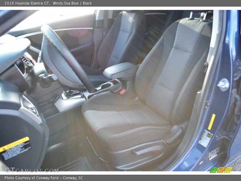Windy Sea Blue / Black 2016 Hyundai Elantra GT