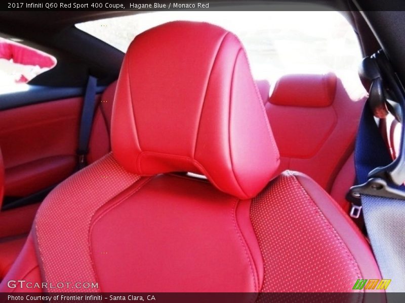 Hagane Blue / Monaco Red 2017 Infiniti Q60 Red Sport 400 Coupe