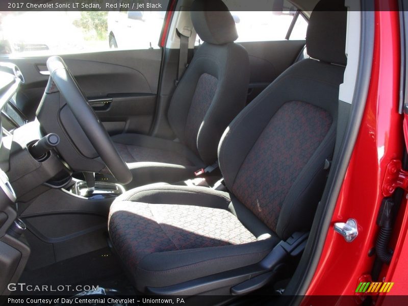 Red Hot / Jet Black 2017 Chevrolet Sonic LT Sedan