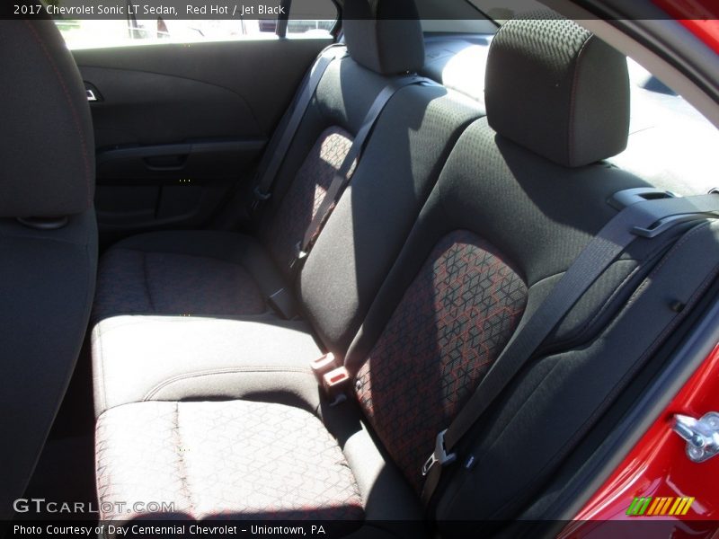 Red Hot / Jet Black 2017 Chevrolet Sonic LT Sedan