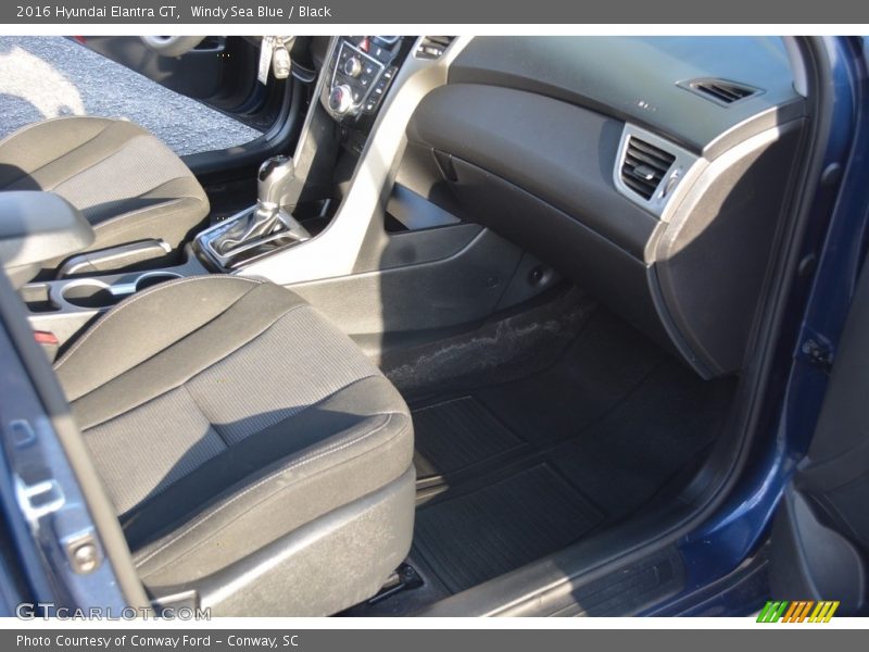 Windy Sea Blue / Black 2016 Hyundai Elantra GT