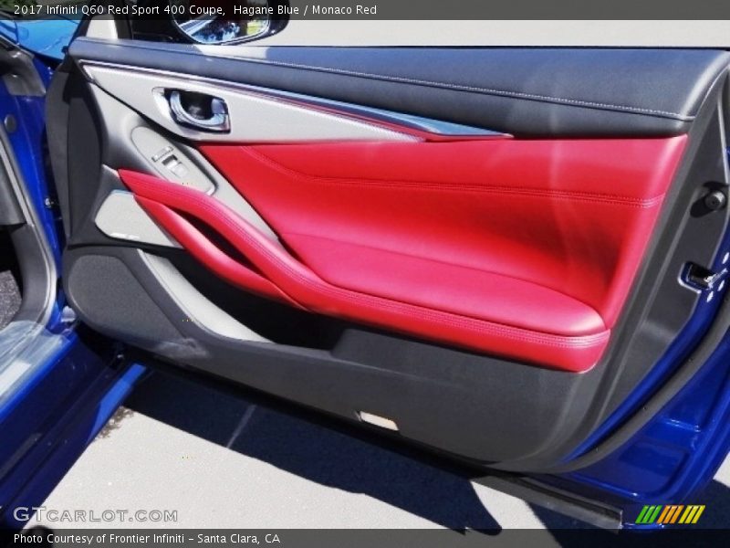 Door Panel of 2017 Q60 Red Sport 400 Coupe