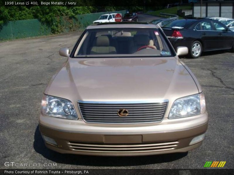 Beige Metallic / Ivory 1998 Lexus LS 400