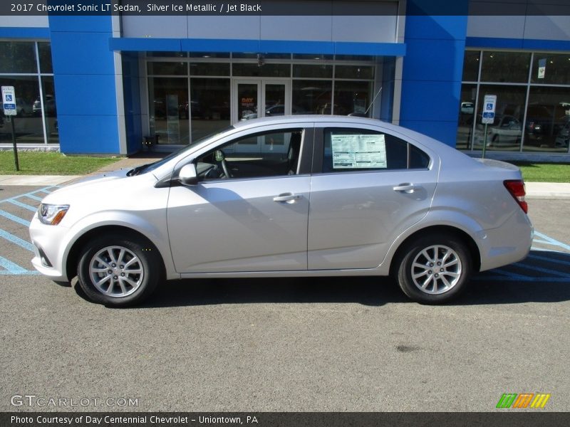 Silver Ice Metallic / Jet Black 2017 Chevrolet Sonic LT Sedan