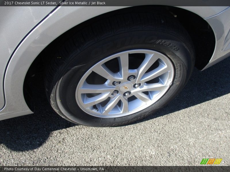 Silver Ice Metallic / Jet Black 2017 Chevrolet Sonic LT Sedan