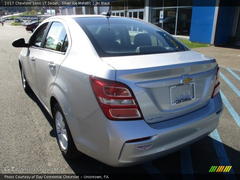 Silver Ice Metallic / Jet Black 2017 Chevrolet Sonic LT Sedan